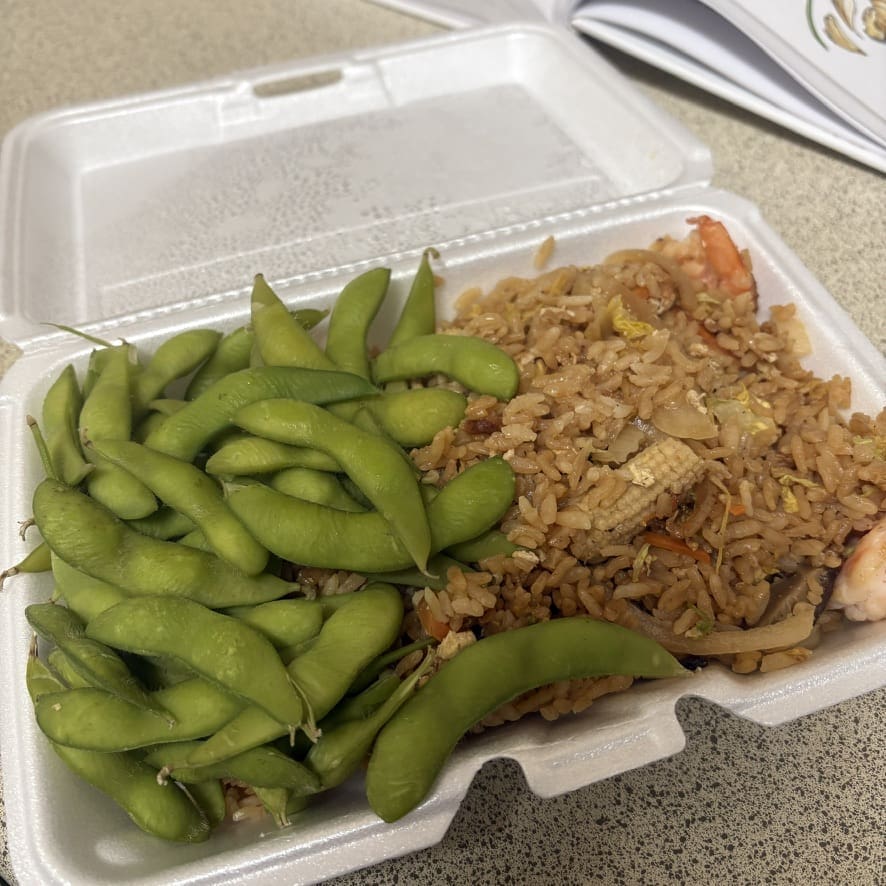 Gluten Free Fried Rice and Edamame Wasabi Asheville