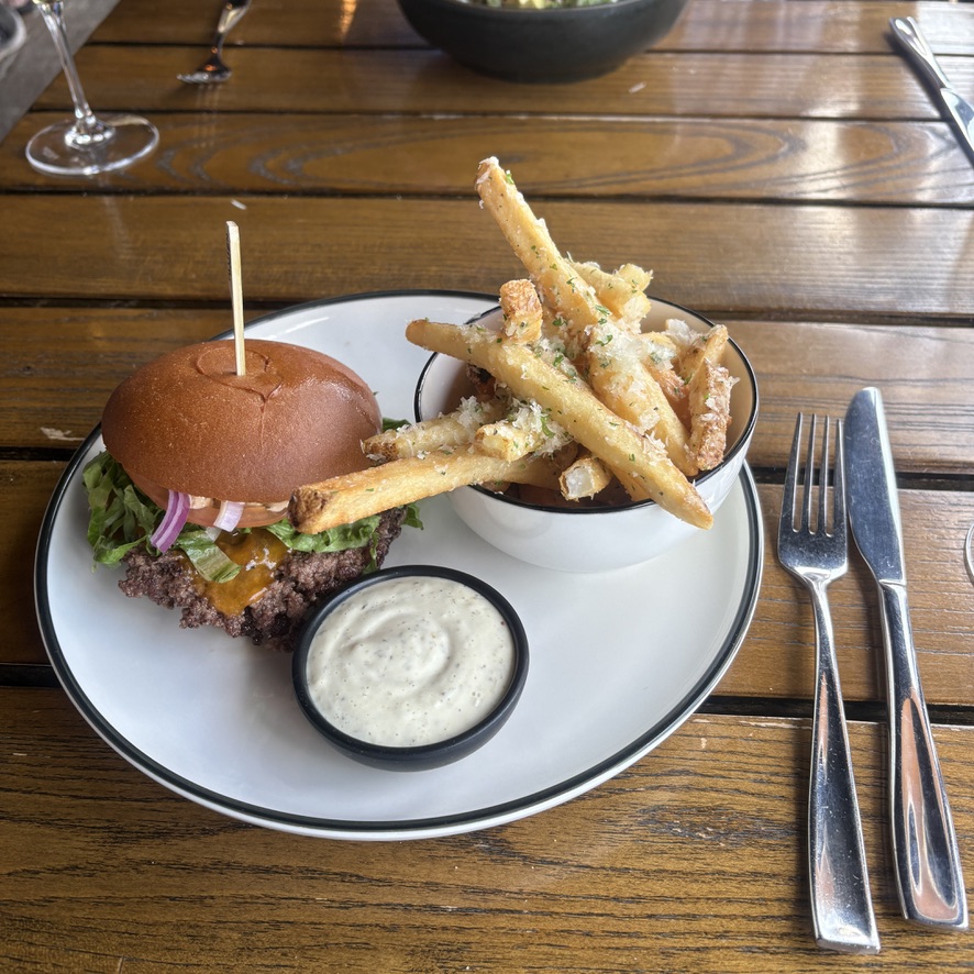 Gluten Free at Prost! Gluten Free smashburger and parmesan fries
