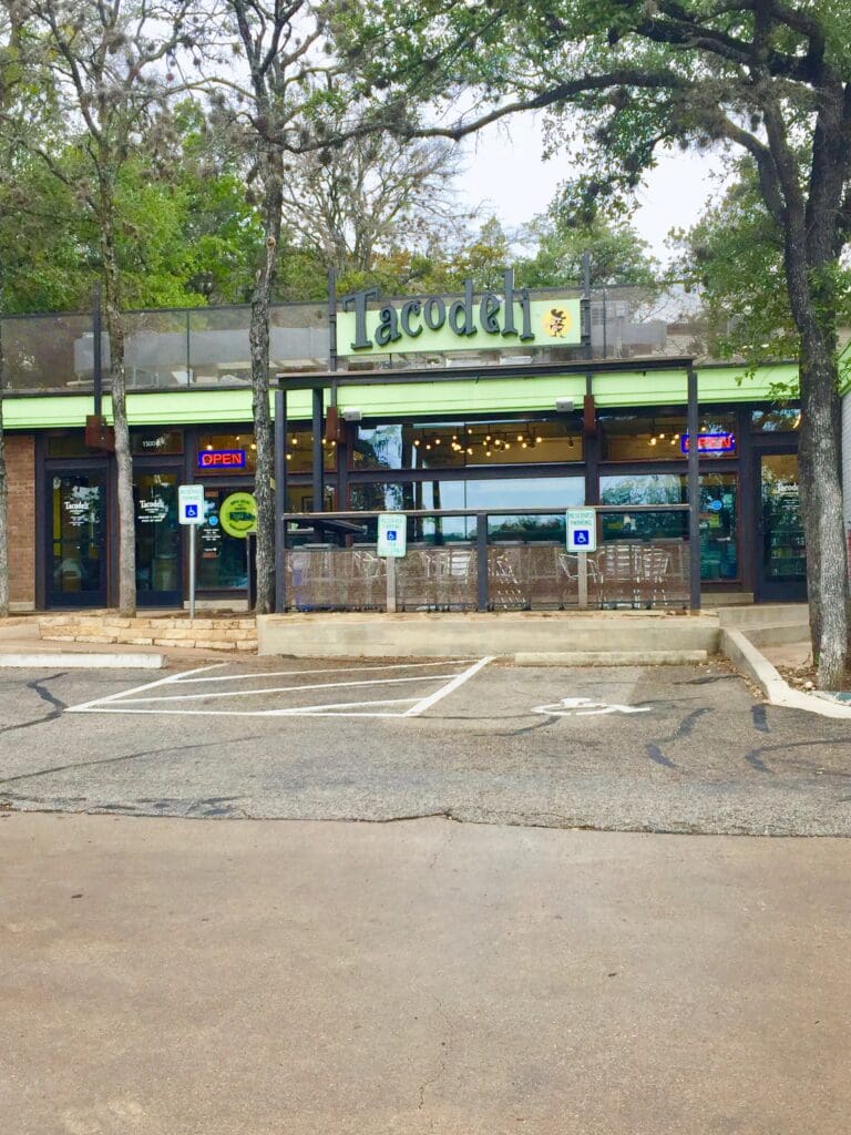 Tacodeli restaurant. Gluten free at tacodeli